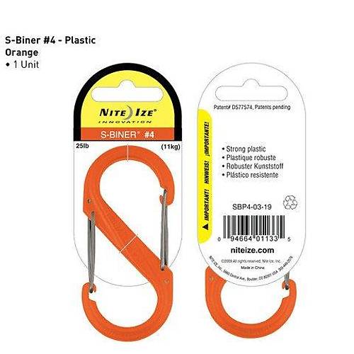 Nite-ize S-Biner Plastik Size 4 Orange