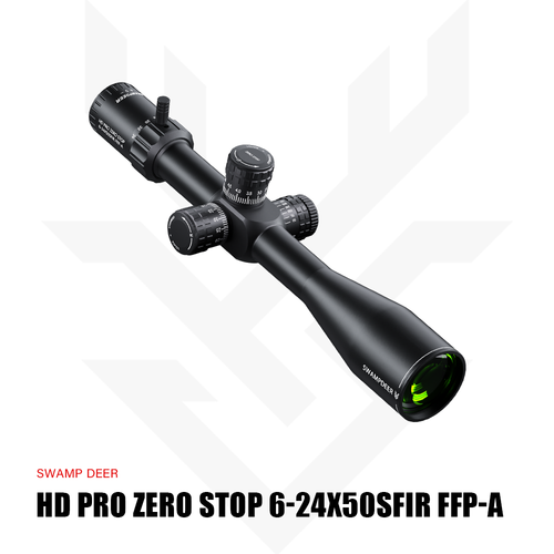 Swampdeer HD PRO ZERO STOP 6-24X50 SFIR FFP Tfek Drbn