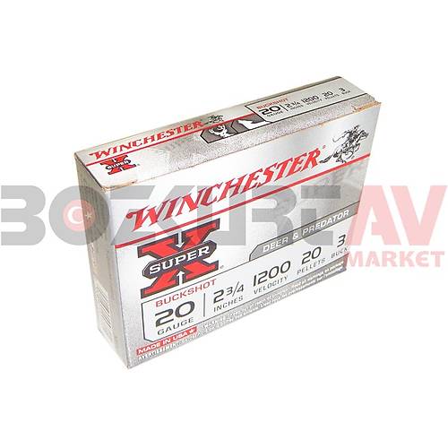 Winchester Super X 20 Pellets Buckshot 20 Kalibre evrotin