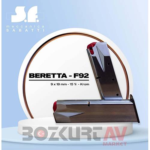 Sabatti Beretta FS-92 / Yavuz 16 Nikel Tabanca arjr