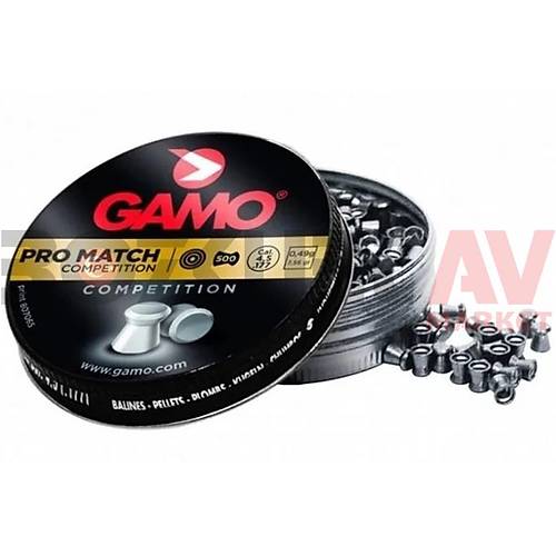 Gamo Pro Match 4,5 mm Haval Tfek Samas (7,56 Grain - 500 Adet)