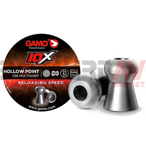 Gamo Hollow Point 4,5 mm Haval Tfek Samas (7,56 Grain - 500 Adet)