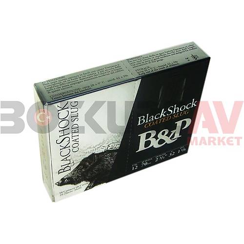 B&P Black Shock Slug 12 Kalibre Tek Kurun