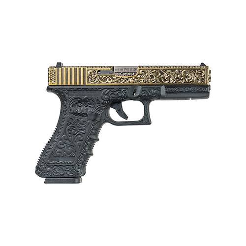 We Glock 17 Ivory Grav�rl� Blowback Airsoft Haval� Tabanca