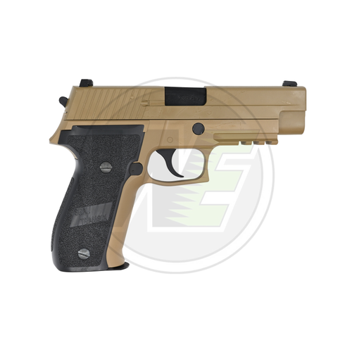 WE Sig Sauer F226 MK25 Rail Tan Blowback Airsoft Haval� Tabanca