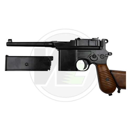 We Mauser M712 Siyah Blowback Airsoft Haval� Tabanca (Full Auto - Dip�ikli Model)