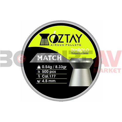 ztay Match 4,5 mm Haval Tfek Samas (8,33 Grain - 500 Adet)