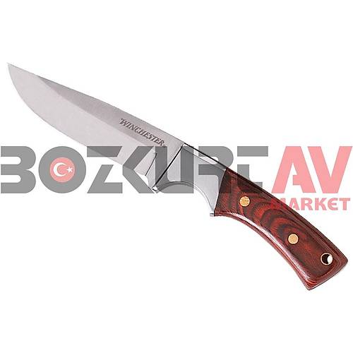 Winchester 22-41340 Wood Fixed Blade Bak (Klf Hediyeli)