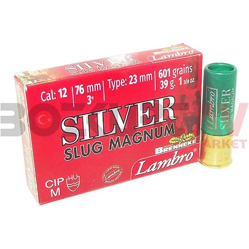 Lambro Silver Slug Magnum 12 Kalibre Tek Kurun