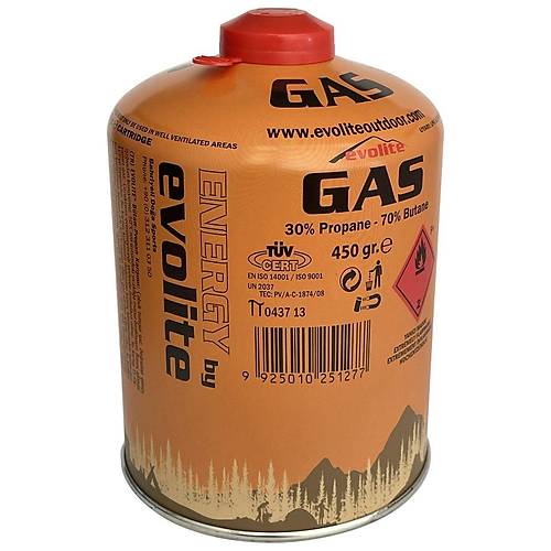 Evolite Butane Propane Vidal 450 Gr. Ocak Kartuu - 4 Adet