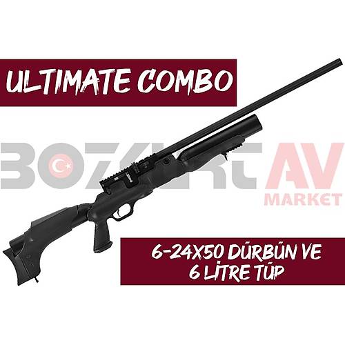 Hatsan Hercules 666 QE ULTIMATE COMBO PCP Haval Tfek (6-24X50 DRBN ve TP ile birlikte)