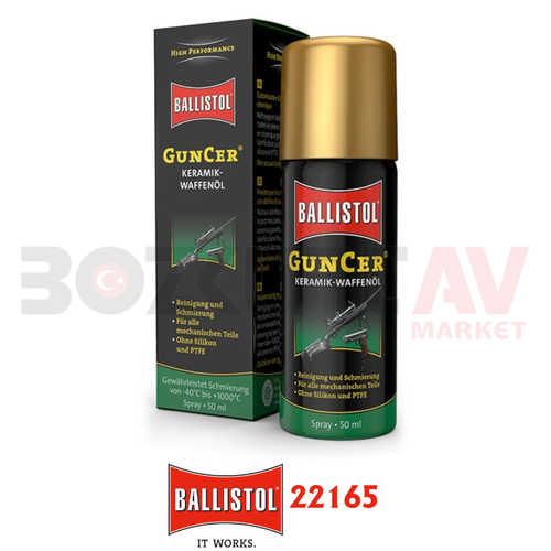 Ballistol GunCer 50 ml Seramik Katk�l� Silah Bak�m Ya��