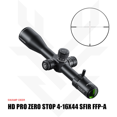 Swampdeer HD PRO ZERO STOP 4-16X44 SFIR FFP Tfek Drbn