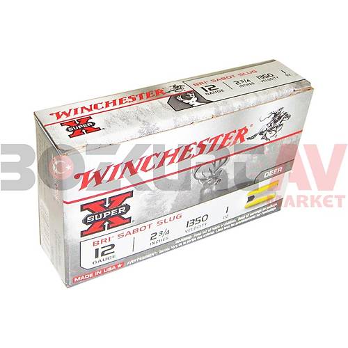 Winchester Super X BRI Sabot Slug 12 Kalibre Tek Kurun