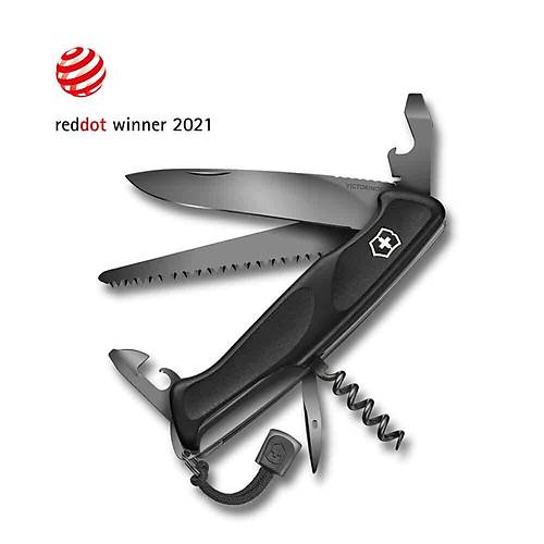 Victorinox 0.9563.C31P RangerGrip 55 Onyx Siyah ak