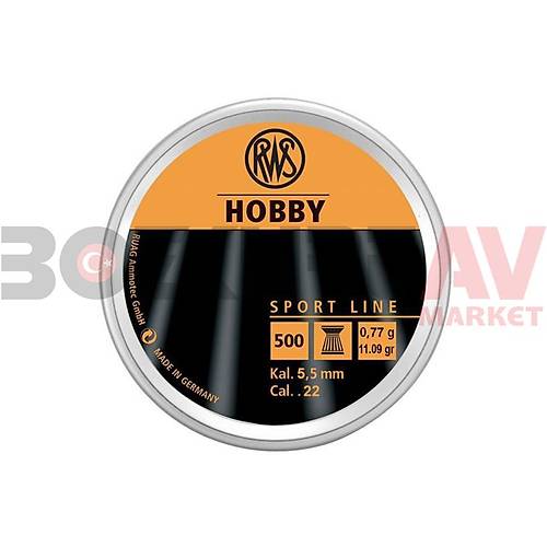 RWS Hobby 5,50 mm Haval Tfek Samas (11,09 Grain - 500 Adet)