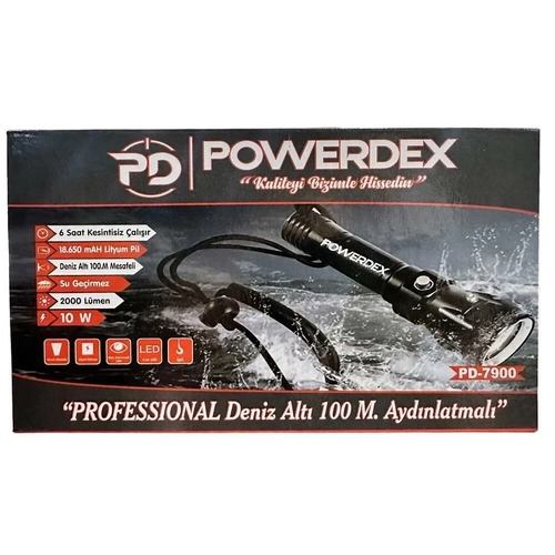 Powerdex PD-7900 arjl Su Alt Dal Feneri 10 Watt