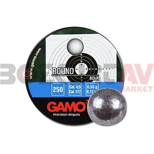 Gamo Round 4,5 mm Haval Tfek Samas (8,17 Grain - 250 Adet)