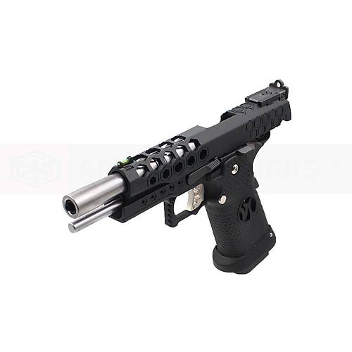 AW Custom 5.1 HEX-CUT Black Hi-Capa Blowback Airsoft Haval� Tabanca