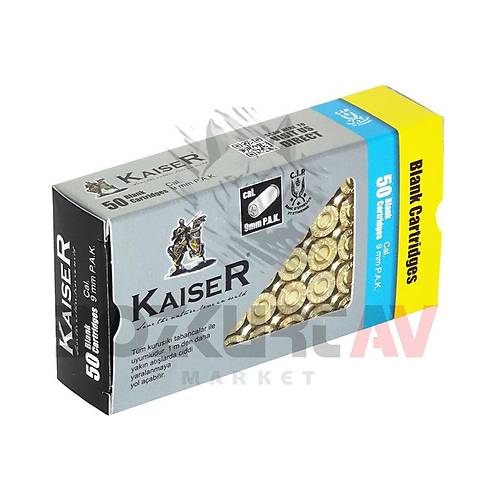 Kaiser Gold 9 mm Kurusk Tabanca Mermisi