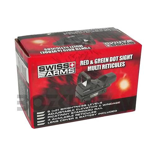 Cybergun Swiss Arms 1x22x33 Weaver Hedef Noktalayc Red Dot Sight
