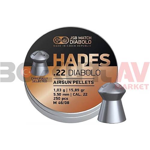 JSB Diabolo Hades 5,50 mm Haval Tfek Samas (15,89 Grain -250 Adet)