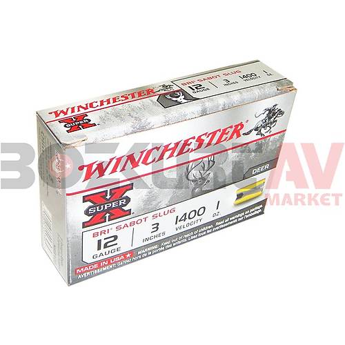 Winchester Super X BRI Magnum Sabot Slug 12 Kalibre Tek Kurun