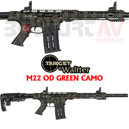 Waltter M22 Tactical OD Green Camo Otomatik Av T�fe�i