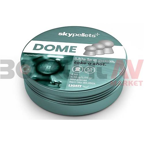 Skypellets Dome Light 4,5 mm Haval Tfek Samas (8,48 Grain - 500 Adet)