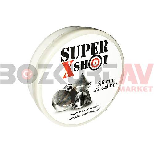 Super X Shot 5,5 mm Haval Tfek Samas (100 Adet)