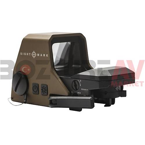 Sightmark Ultra Shot R-Spec Reflex Sight Weaver Hedef Noktalayc Red Dot Sight (FDE)