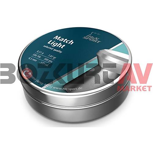 H&N Match Light 4,5 mm Haval Tfek Samas (7,87 Grain - 500 Adet)