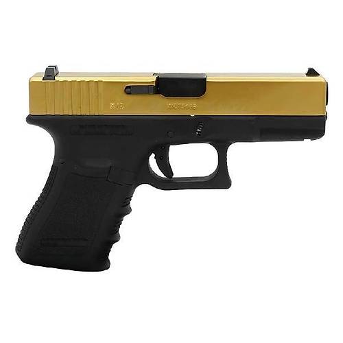We Glock 19 GEN 3 Titanium Gold Blowback Airsoft Haval� Tabanca