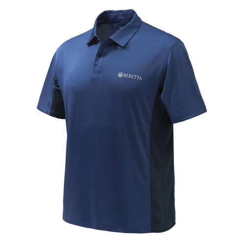 Beretta Flash Tech Mavi Polo Yaka T-Shirt (PB-MT281T19380560)