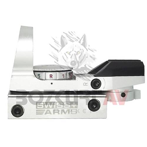 Cybergun Swiss Arms 1x22x33 Silver Weaver Hedef Noktalayc Red Dot Sight