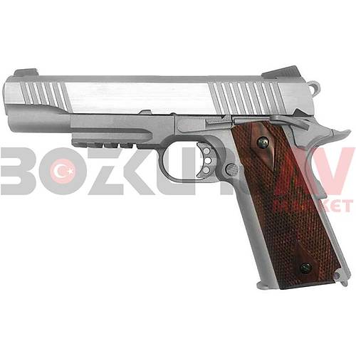 KWC Colt M1911 Nickel Blowback Haval Tabanca