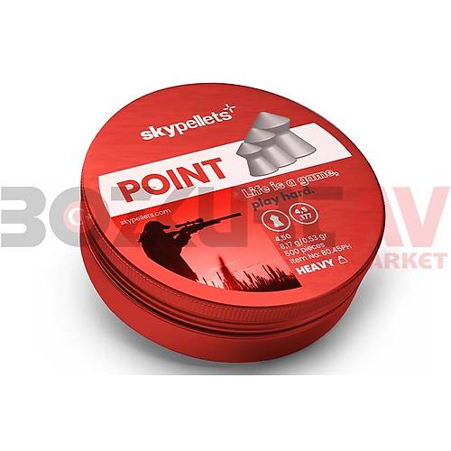 Skypellets Point Heavy 4,5 mm Haval Tfek Samas (8,17 Grain - 500 Adet)