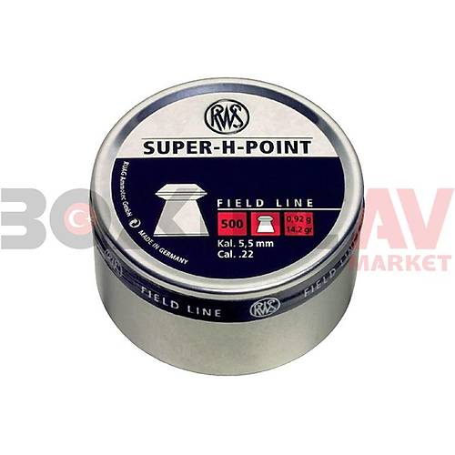 RWS Super-H-Point 5,50 mm Haval Tfek Samas (14,20 Grain - 500 Adet)