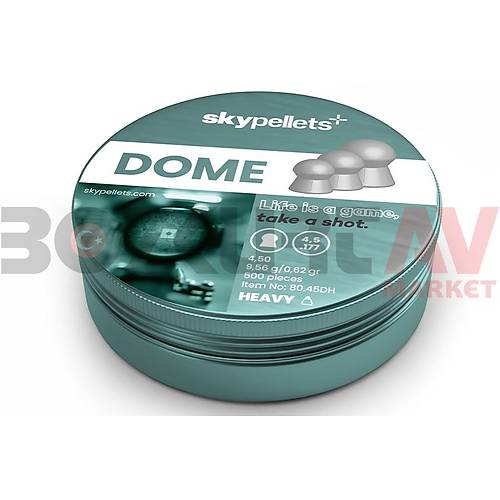 Skypellets Dome Heavy 4,5 mm Haval Tfek Samas (9,56 Grain - 500 Adet)