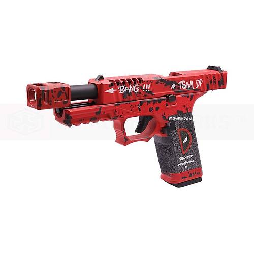 AW Custom Glock 17 Deadpool Edition Blowback Airsoft Haval� Tabanca