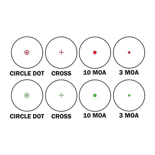 Barska 1x22x33 Weaver Hedef Noktalayc Red Dot Sight (Red & Green)