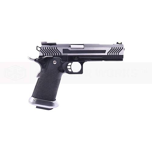 AW Custom HX11 Silver Hi-Capa Blowback Airsoft Haval� Tabanca (Full Auto)