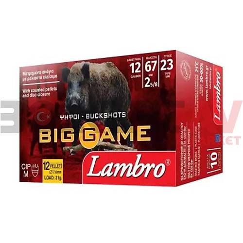 Lambro Big Game Buckshot 12 Kalibre evrotin