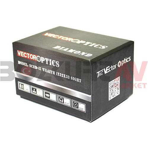 Vector Optics Wraith 1x22x33 Weaver Hedef Noktalayc Red Dot Sight