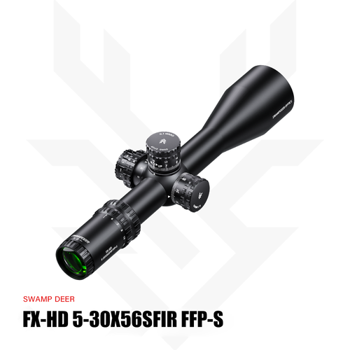 Swampdeer FX HD ZERO STOP 5-30X56 SFIR FFP Tfek Drbn