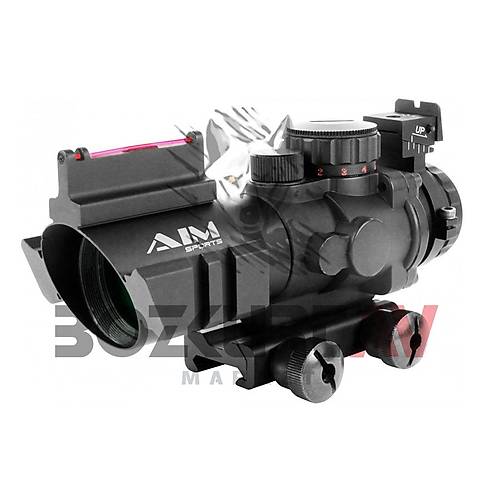 Aimsports Tactical 4x32 RGB Weaver Hedef Noktalayc Red Dot Sight