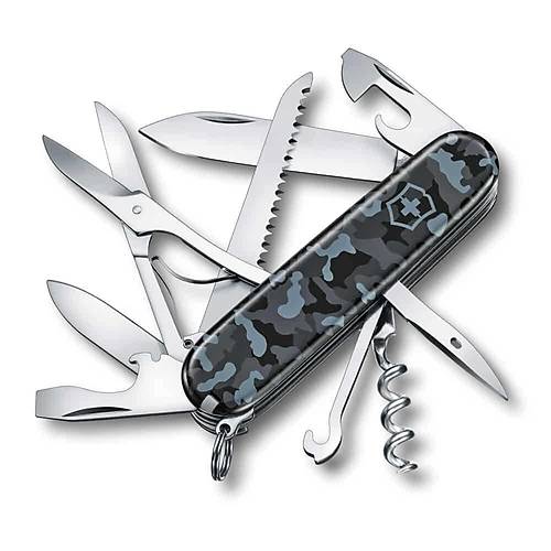 Victorinox 1.3713.942 Huntsman Mavi Kamuflaj ak