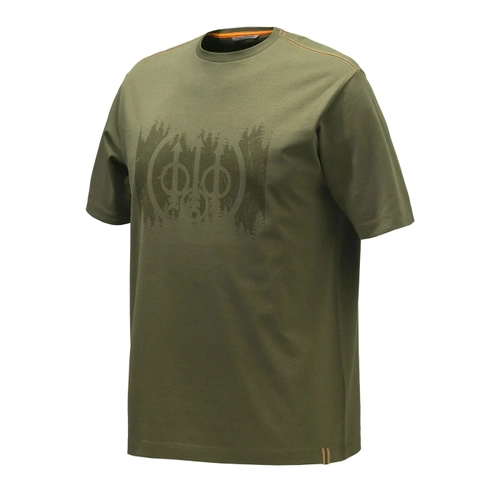 Beretta Trident Koyu Zeytin Yeili T-Shirt (PB-TS542T1557072A)