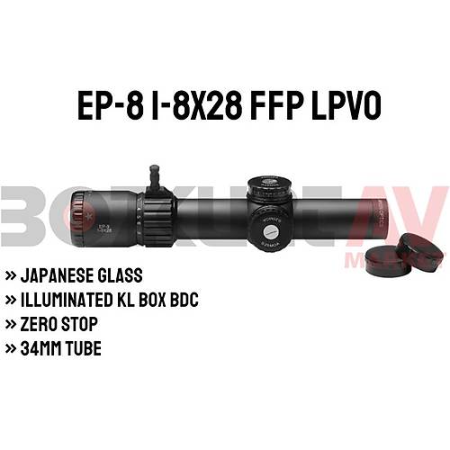 Arken Optics EP-8 1-8x28 FFP LPVO Tfek Drbn