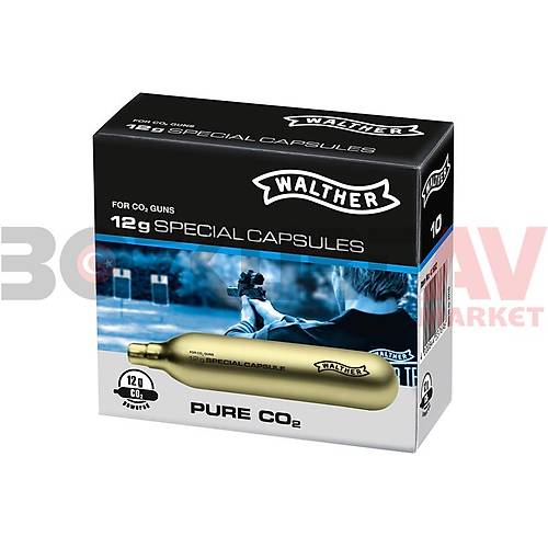 Walther Special 12 Gram Pure CO2 Haval Tabanca Tp (10 Adet)